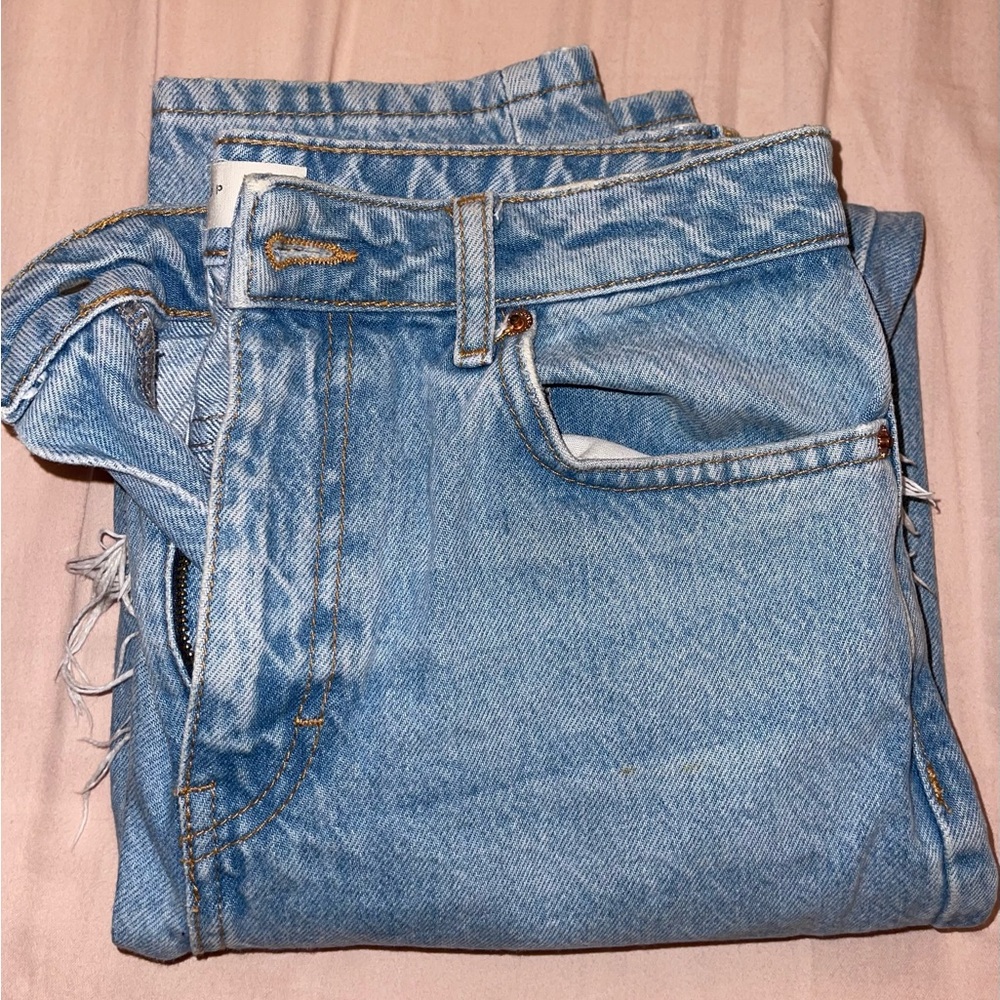 Topshop mom jeans